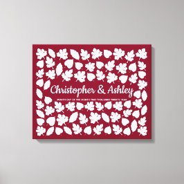 Impressão Em Tela O Alternativo Guestbook do casamento outono 75 dei