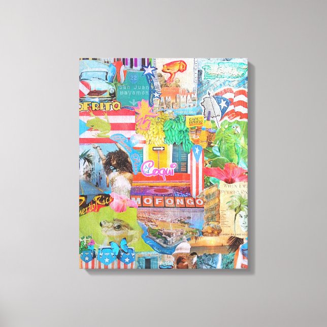 Impressão Em Tela O amor de Porto Rico (Frente)