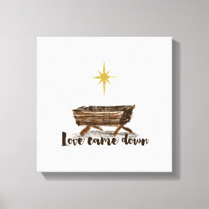 Impressão Em Tela O amor do Natal veio para baixo