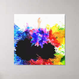 Impressão Em Tela O amor pela humanidade não perecerá a arte moderna