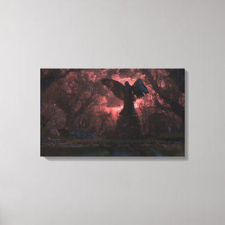 Impressão Em Tela O Anjo Negro