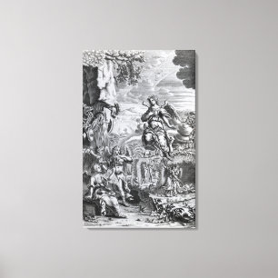 Impressão Em Tela O arcanjo Uriel informa Gabriel