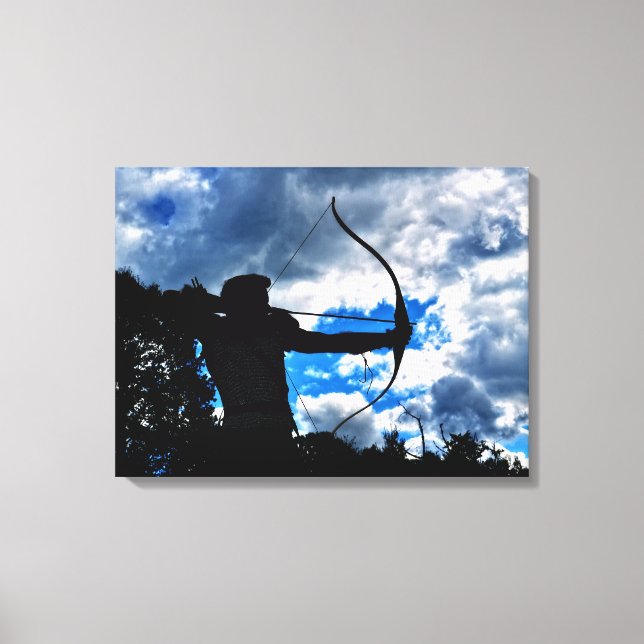 Impressão Em Tela O arqueiro (Frente)