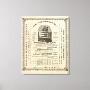 Impressão Em Tela O atlas americano de Colton do Frontispiece