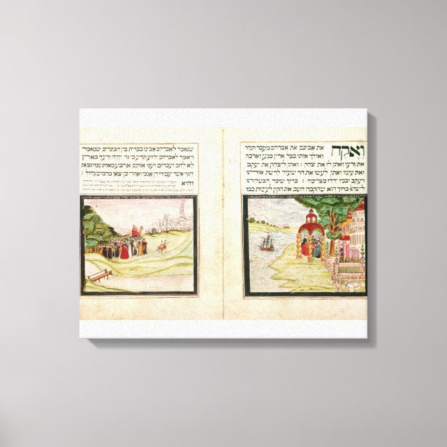 Impressão Em Tela O Banho de Hagar e Ishmael (Frente)