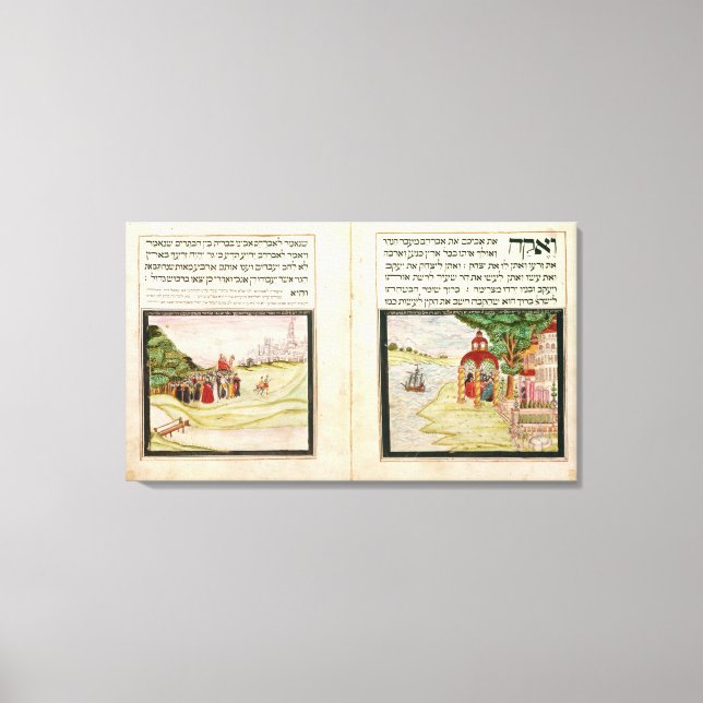 Impressão Em Tela O Banho de Hagar e Ishmael (Frente)
