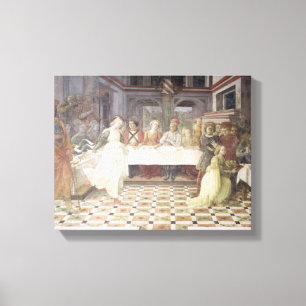 Impressão Em Tela O banquete de Herod (fresco) (veja igualmente