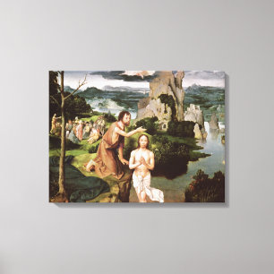 Impressão Em Tela O baptismo do cristo, c.1515