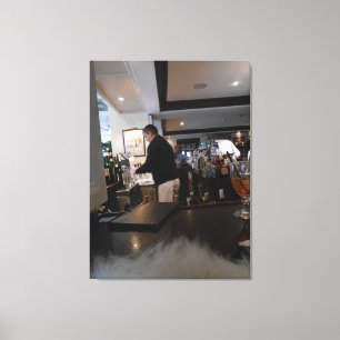 Impressão Em Tela O Bar da Casa de Barcos