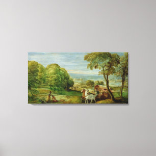 Impressão Em Tela O batismo do Eunuch etíope