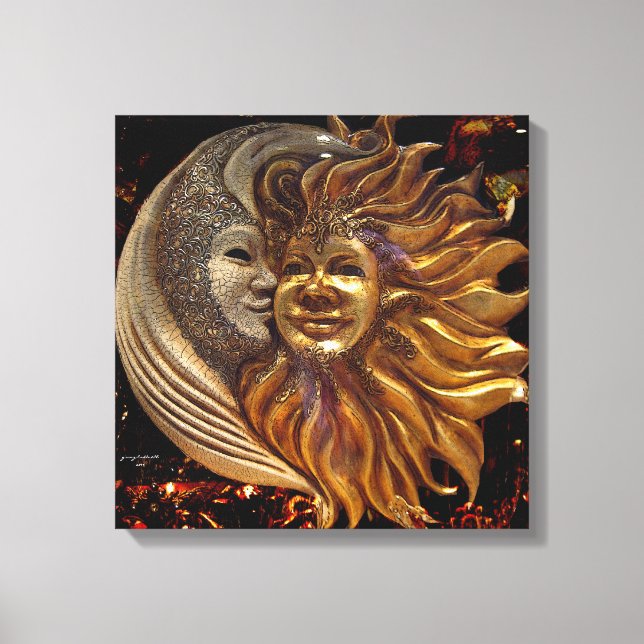 Impressão Em Tela O Beijo (Frente)