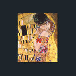Impressão Em Tela O Beijo, Gustav Klimt<br><div class="desc">O Beijo, Gustav Klimt Austrain Symbolist Painter Gustav Klimt The Kiss (original Der Kuss) foi pintado por Gustav Klimt, e é provavelmente seu trabalho mais famoso. Começou a trabalhar nesse sentido em 1907 e é o ponto alto do seu chamado "Período Ouro". Ele retrata um casal, em vários tons de...</div>