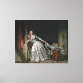 Impressão Em Tela O Beijo Roubado