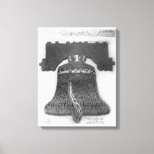 Impressão Em Tela O Bell da Liberdade Humana no Camp/Fort Dix Impres