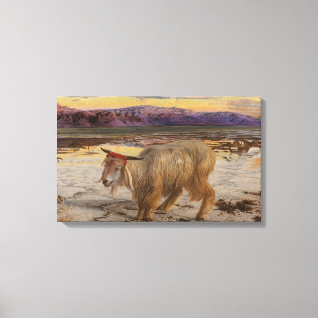 Impressão Em Tela O bode expiatório (por William Holman Hunt) (Frente)