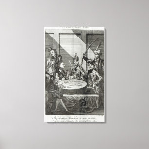 Impressão Em Tela O bolo a prumo polonês, c.1772