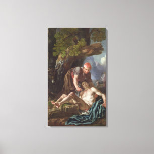 Impressão Em Tela O bom samaritano, c.1751-52 (óleo em canvas)