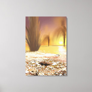 Impressão Em Tela O boné polar sul marciano