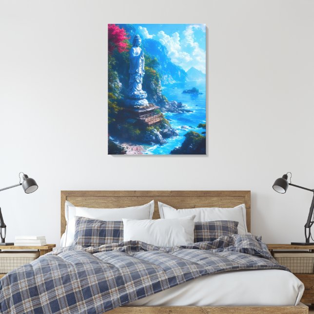 Impressão Em Tela O Buda do Mar (Insitu(Quarto))