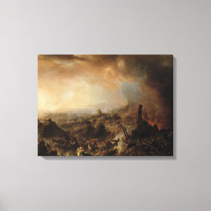 Impressão Em Tela O Burning de Moscovo em 1812, 1854