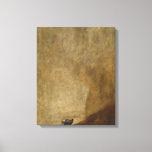 Impressão Em Tela O Cachorro de Francisco Goya (Frente)