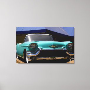 Impressão Em Tela O Cadillac Conversível Verde de Elvis Presley em
