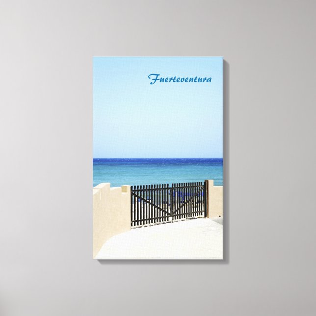 Impressão Em Tela O caminho para o mar (Frente)