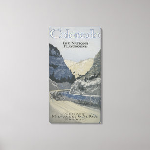 Impressão Em Tela O campo de jogos da nação