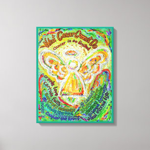 Impressão Em Tela O Cancer do Anjo do Arco-Íris não pode criar Can