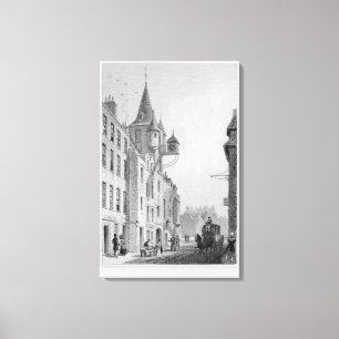 Impressão Em Tela O Canongate Tolbooth, Edimburgo
