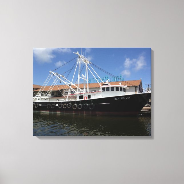 Impressão Em Tela O Capitão Joe (Frente)