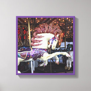 Impressão Em Tela O carrossel pintou a série 12 do carrossel do