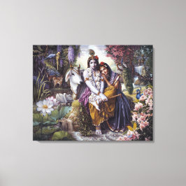 Impressão Em Tela O Casal Divino Adoro