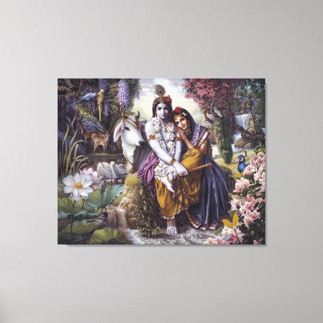 Impressão Em Tela O Casal Divino Adoro (Frente)