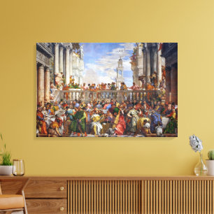 Impressão Em Tela O Casamento em Caná   Paolo Veronese  