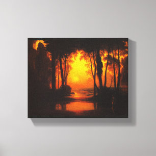 Impressão Em Tela O Castelo Encantado por Francis Danby