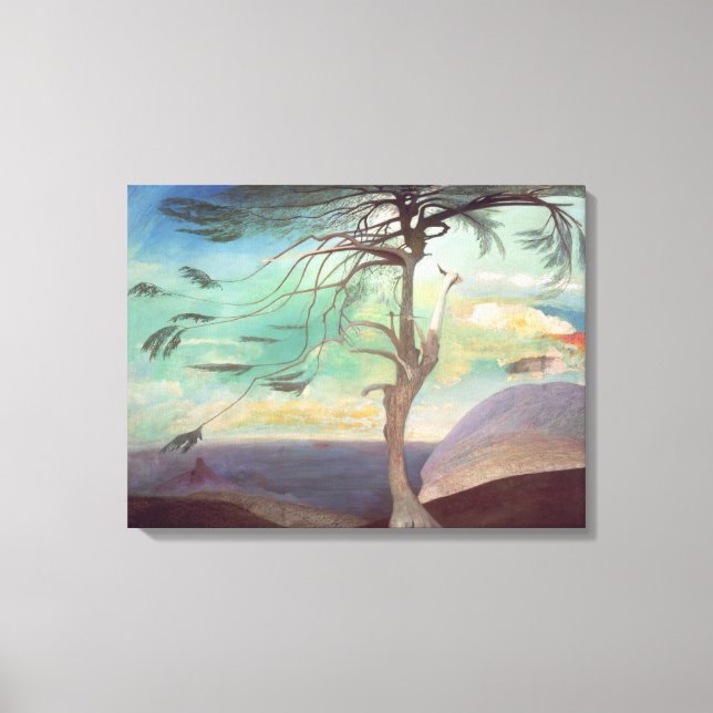 Impressão Em Tela O Cedar Solitário, 1907 (Frente)