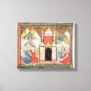 Impressão Em Tela O cerco de Chateau-Gaillard