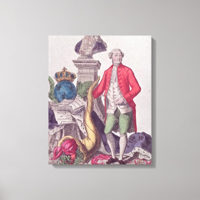 Impressão Em Tela O chamado de Jacques Necker 16 de julho de 1789 (Frente)