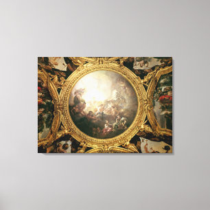 Impressão Em Tela O Chariot de Apollo, pintura do teto