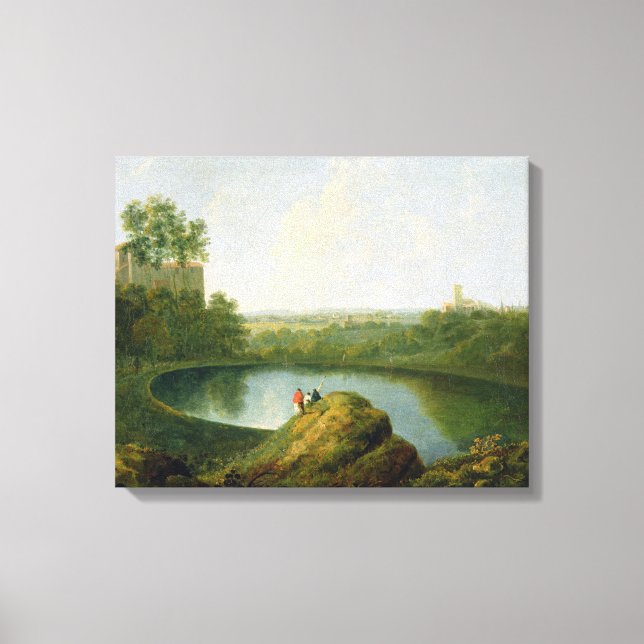 Impressão Em Tela O chefe do lago Nemi (óleo na canvas) (Frente)
