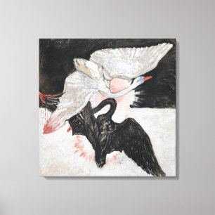 Impressão Em Tela O Cisne, n.o 2 Hilma af Klint