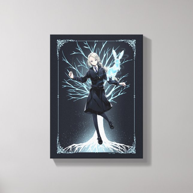 Impressão Em Tela O Coelho da Anime Luna Lovegood Patronus (Frente)