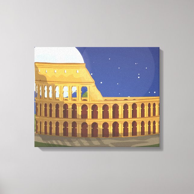 Impressão Em Tela O Coliseu de Roma (Frente)