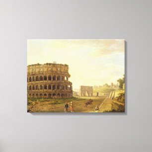 Impressão Em Tela O Colosseum, 1776 (óleo em canvas)