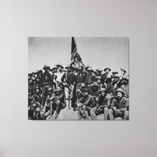 Impressão Em Tela O Colts Teddy Roosevelt Rough Riders 1898 do