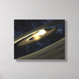 Impressão Em Tela O conceito do artista que mostra uma protuberânci