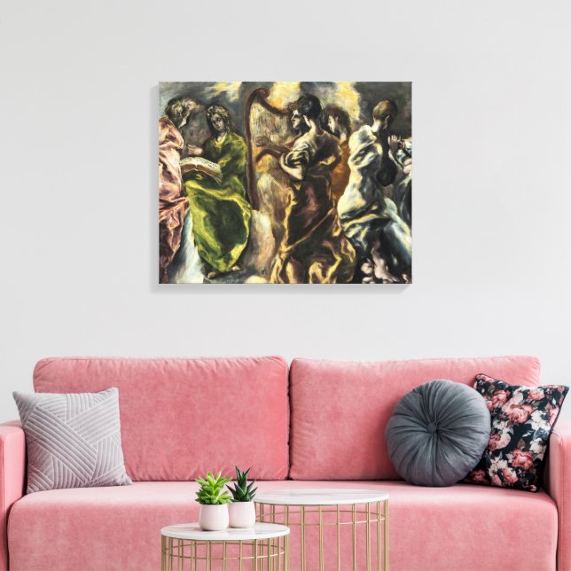 Impressão Em Tela O concerto dos anjos | El Greco | (Insitu(Sala de estar))