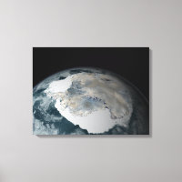 O continente congelado da Antártica