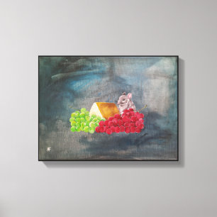 Impressão Em Tela O Convidado Não Convidado Pintura de Alfred Fox